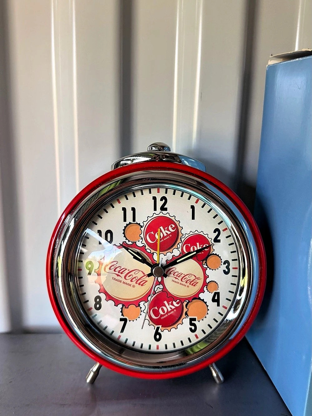 Coca-Cola Gift Collection Coca-Cola Collector alarm clock Red & Silver NWT Alarm